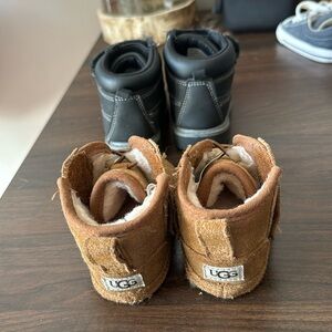 Ugg moccasins/snow boot and Wonder Nation boots